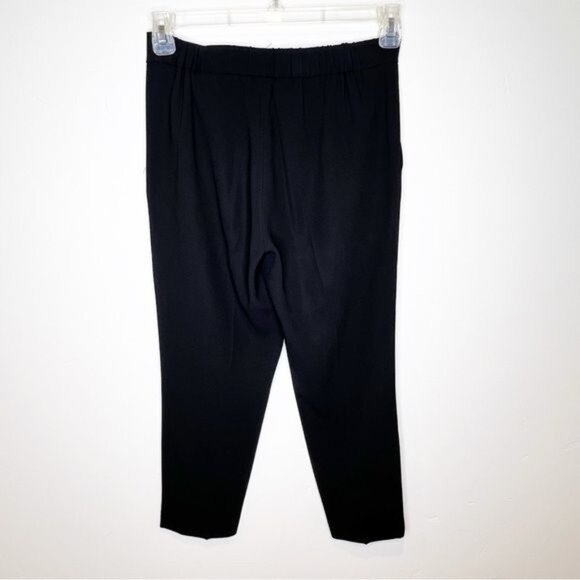Babaton Black High Waisted Cropped Dress Pants, Size 4 - Picture 3 of 8